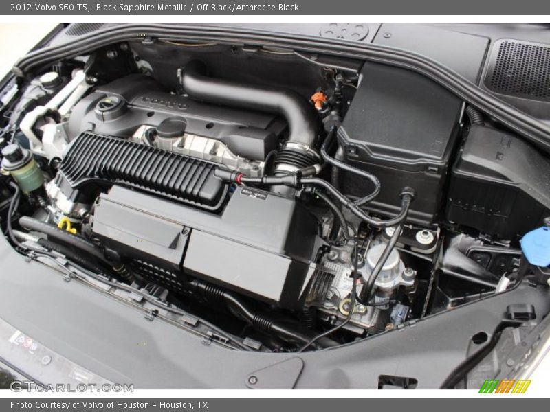 Black Sapphire Metallic / Off Black/Anthracite Black 2012 Volvo S60 T5