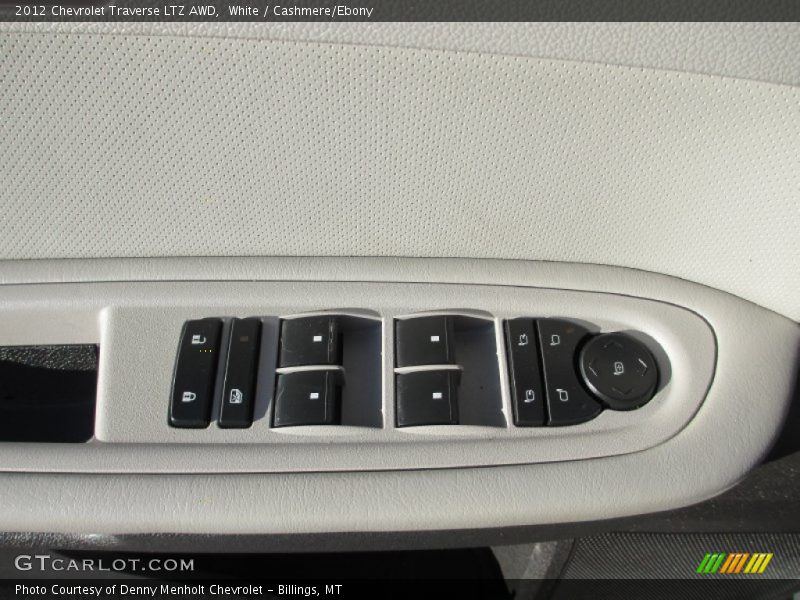 White / Cashmere/Ebony 2012 Chevrolet Traverse LTZ AWD