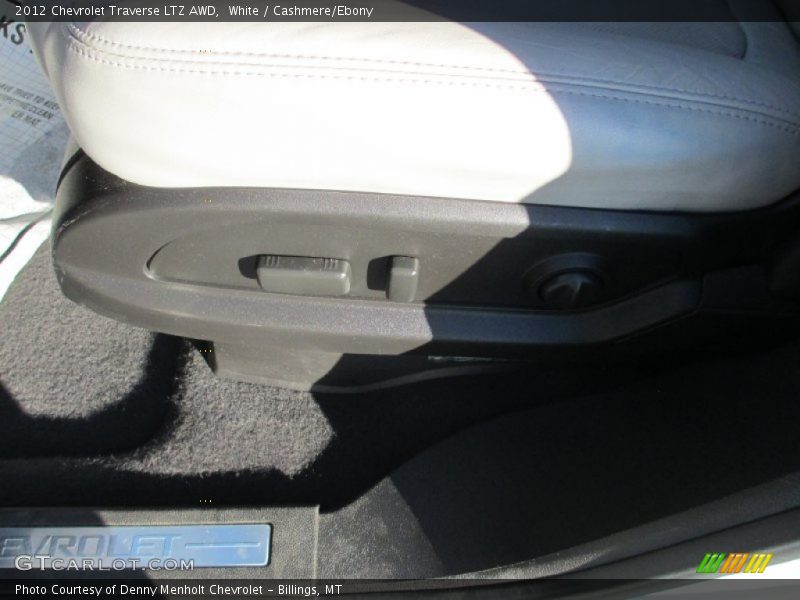 White / Cashmere/Ebony 2012 Chevrolet Traverse LTZ AWD