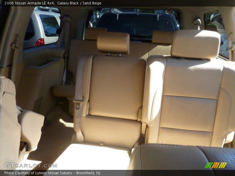 Galaxy Black / Sand Beige 2006 Nissan Armada LE 4x4