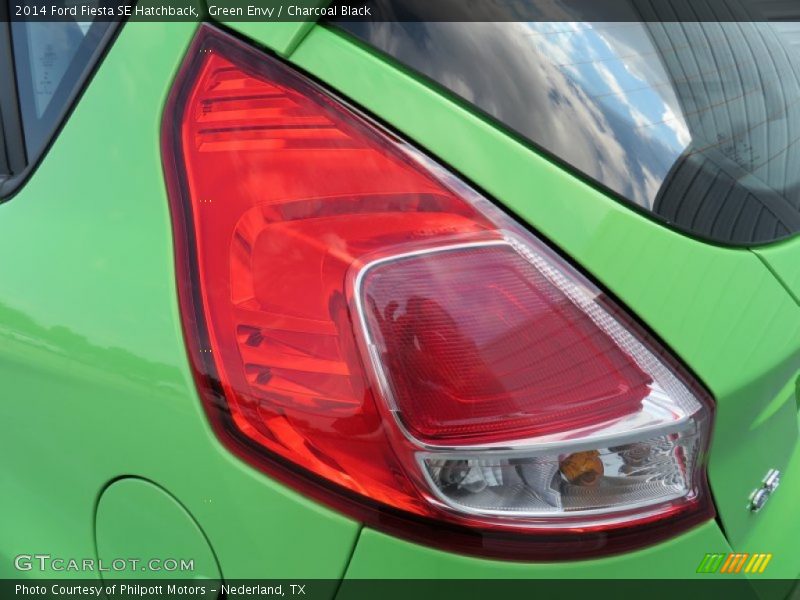 Green Envy / Charcoal Black 2014 Ford Fiesta SE Hatchback