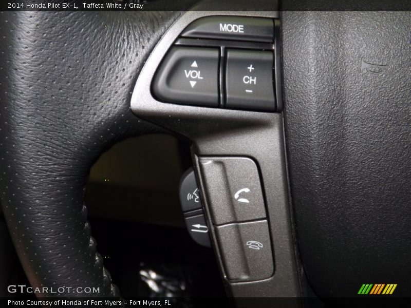 Taffeta White / Gray 2014 Honda Pilot EX-L