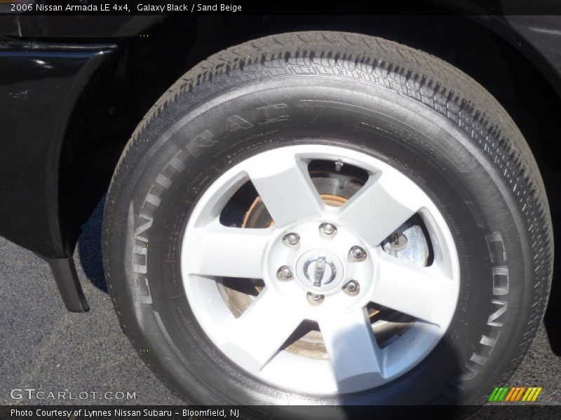Galaxy Black / Sand Beige 2006 Nissan Armada LE 4x4