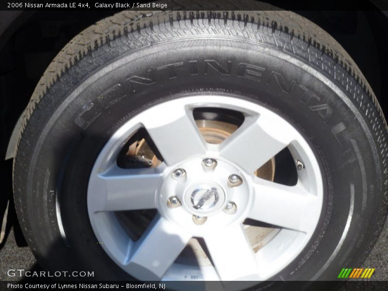 Galaxy Black / Sand Beige 2006 Nissan Armada LE 4x4