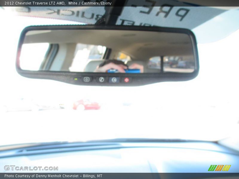 White / Cashmere/Ebony 2012 Chevrolet Traverse LTZ AWD