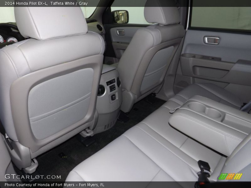 Taffeta White / Gray 2014 Honda Pilot EX-L