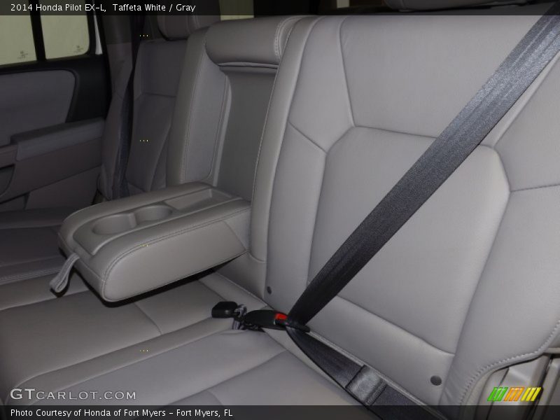 Taffeta White / Gray 2014 Honda Pilot EX-L