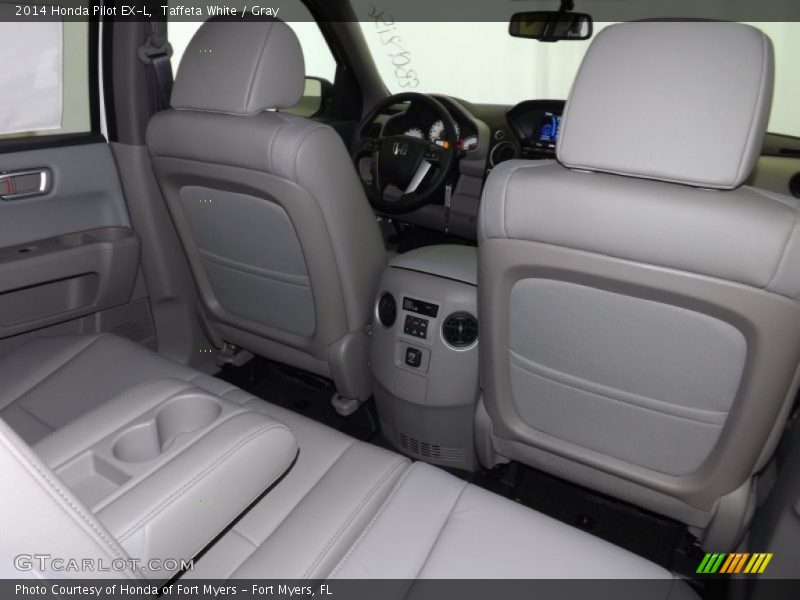 Taffeta White / Gray 2014 Honda Pilot EX-L