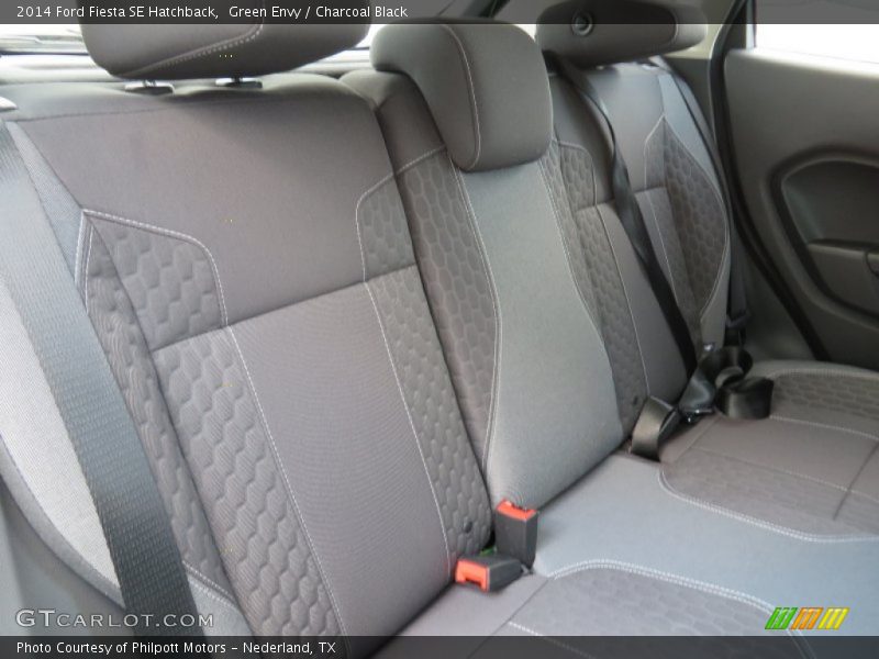 Green Envy / Charcoal Black 2014 Ford Fiesta SE Hatchback