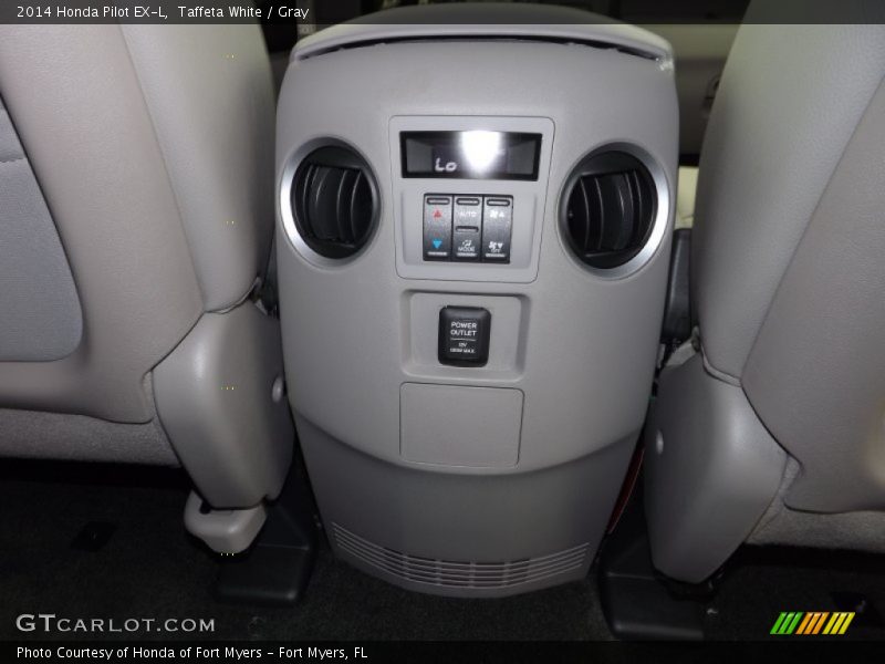 Taffeta White / Gray 2014 Honda Pilot EX-L
