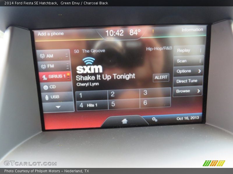 Green Envy / Charcoal Black 2014 Ford Fiesta SE Hatchback