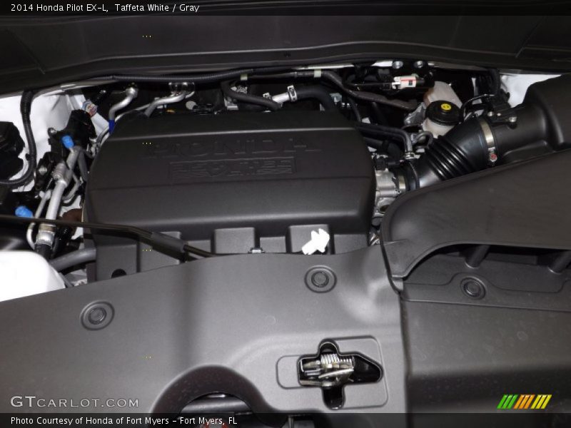 Taffeta White / Gray 2014 Honda Pilot EX-L