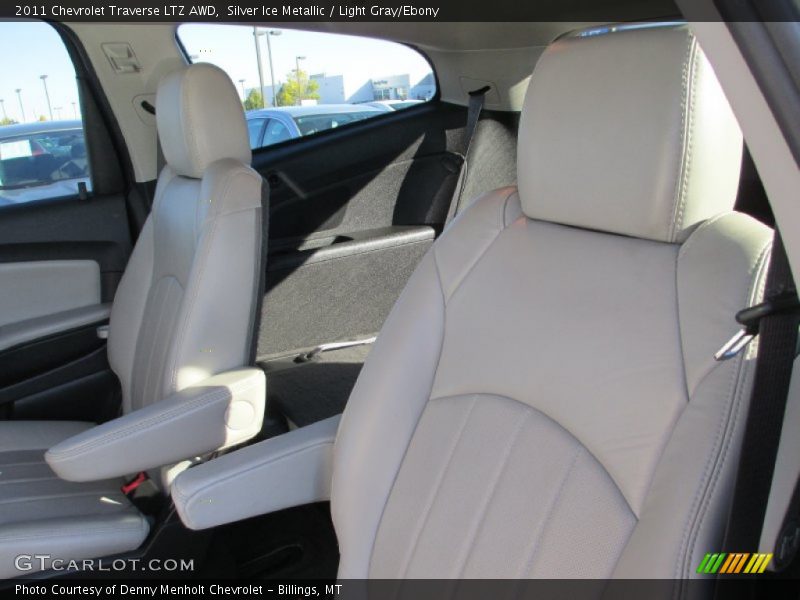 Silver Ice Metallic / Light Gray/Ebony 2011 Chevrolet Traverse LTZ AWD