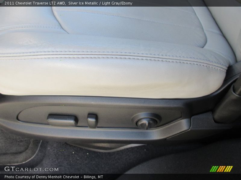 Silver Ice Metallic / Light Gray/Ebony 2011 Chevrolet Traverse LTZ AWD