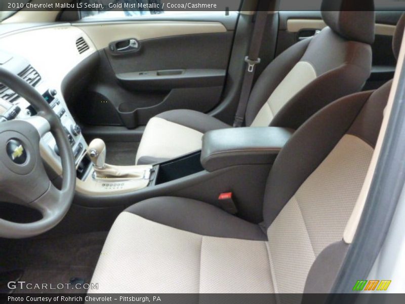 Gold Mist Metallic / Cocoa/Cashmere 2010 Chevrolet Malibu LS Sedan