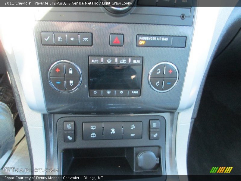 Silver Ice Metallic / Light Gray/Ebony 2011 Chevrolet Traverse LTZ AWD