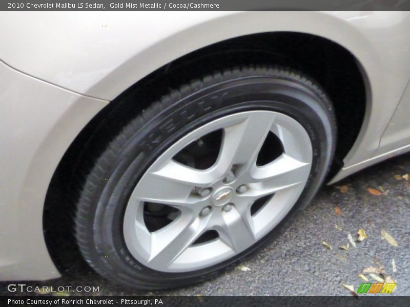 Gold Mist Metallic / Cocoa/Cashmere 2010 Chevrolet Malibu LS Sedan