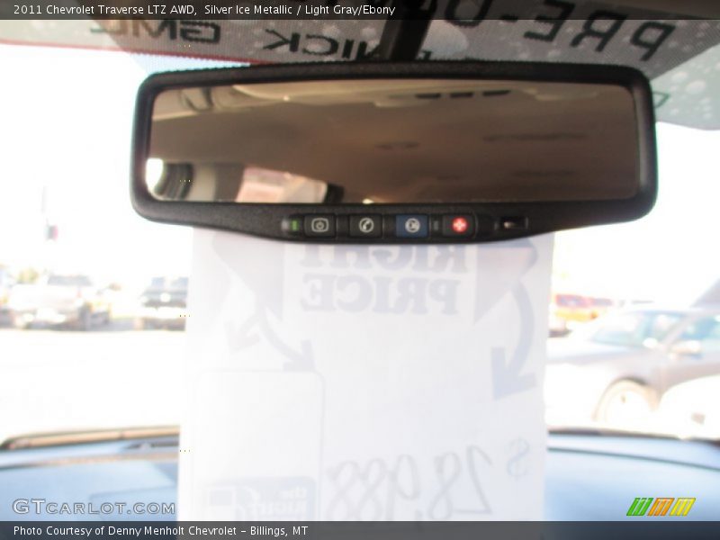 Silver Ice Metallic / Light Gray/Ebony 2011 Chevrolet Traverse LTZ AWD