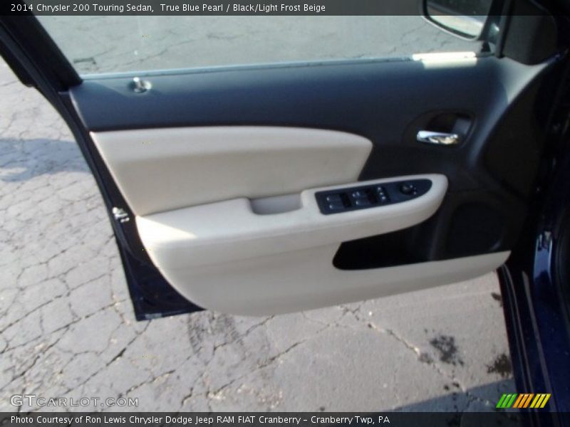 True Blue Pearl / Black/Light Frost Beige 2014 Chrysler 200 Touring Sedan
