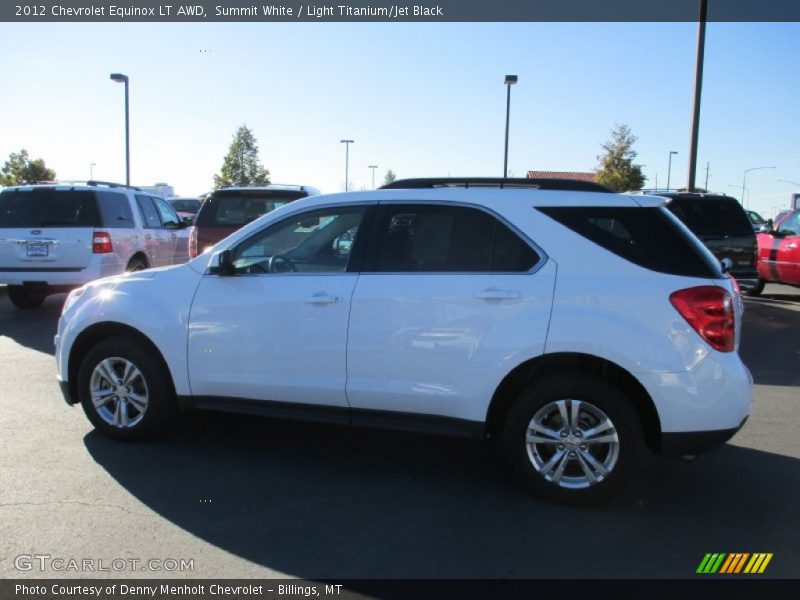 Summit White / Light Titanium/Jet Black 2012 Chevrolet Equinox LT AWD