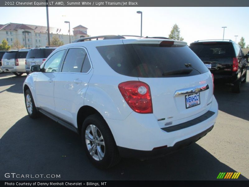 Summit White / Light Titanium/Jet Black 2012 Chevrolet Equinox LT AWD