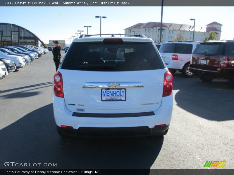 Summit White / Light Titanium/Jet Black 2012 Chevrolet Equinox LT AWD