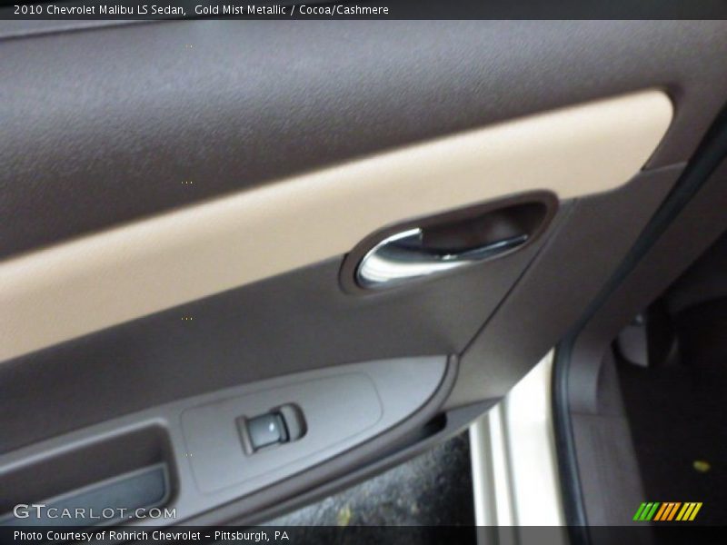 Gold Mist Metallic / Cocoa/Cashmere 2010 Chevrolet Malibu LS Sedan