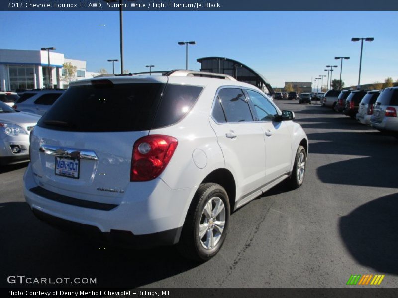 Summit White / Light Titanium/Jet Black 2012 Chevrolet Equinox LT AWD