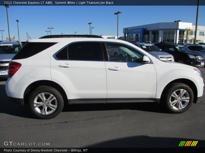 Summit White / Light Titanium/Jet Black 2012 Chevrolet Equinox LT AWD