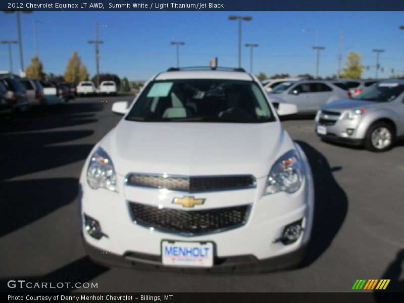 Summit White / Light Titanium/Jet Black 2012 Chevrolet Equinox LT AWD