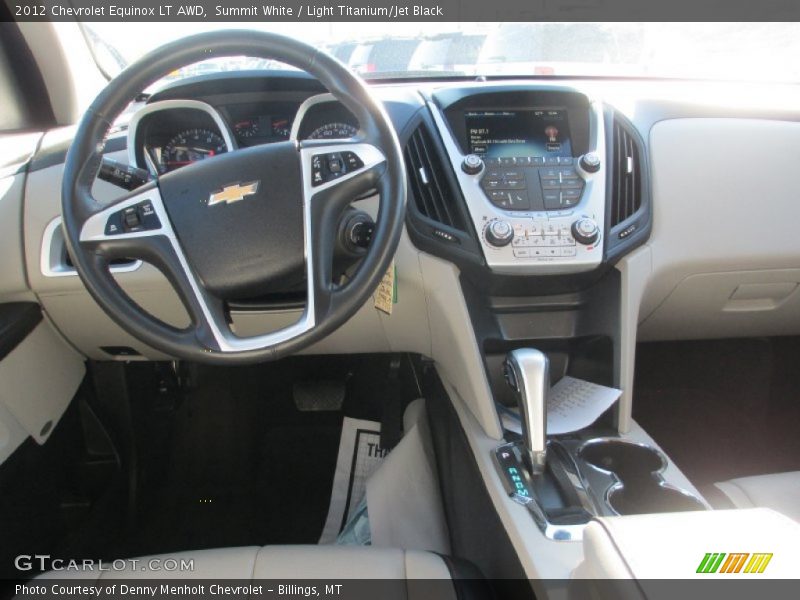 Summit White / Light Titanium/Jet Black 2012 Chevrolet Equinox LT AWD