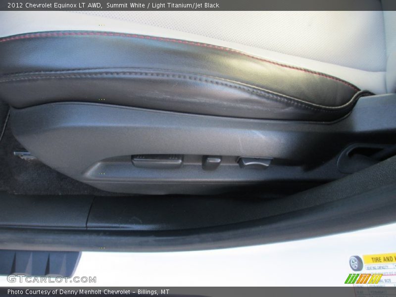 Summit White / Light Titanium/Jet Black 2012 Chevrolet Equinox LT AWD