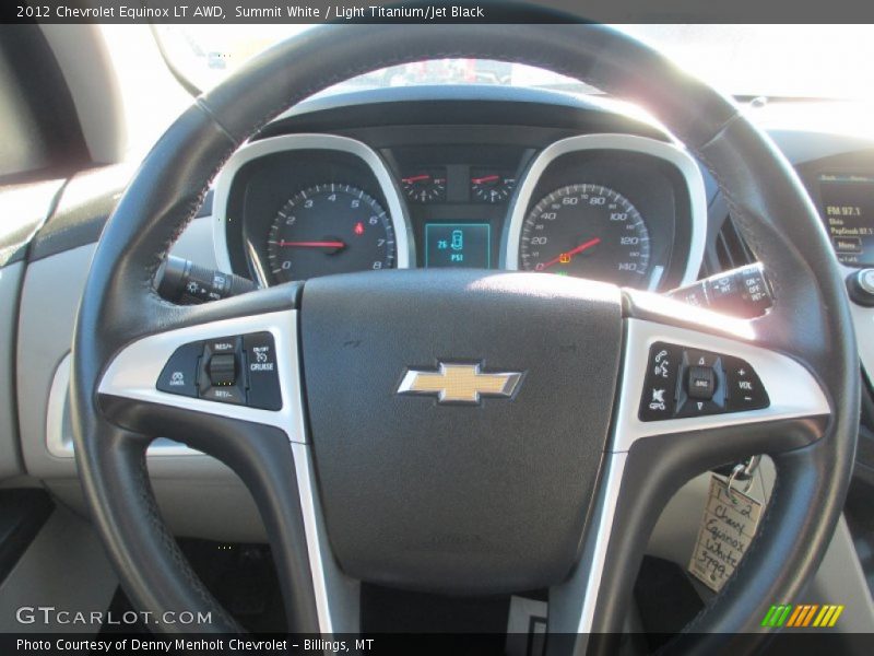 Summit White / Light Titanium/Jet Black 2012 Chevrolet Equinox LT AWD