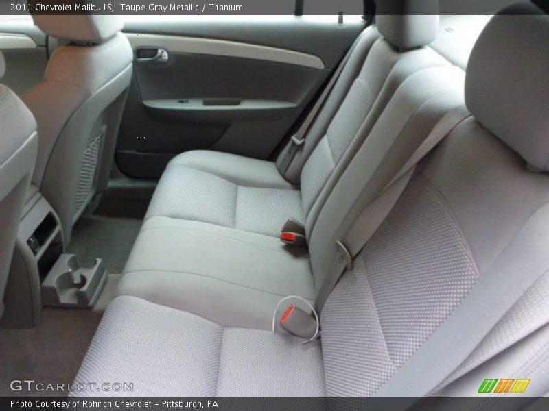 Taupe Gray Metallic / Titanium 2011 Chevrolet Malibu LS