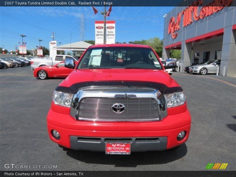 Radiant Red / Beige 2007 Toyota Tundra Limited Double Cab