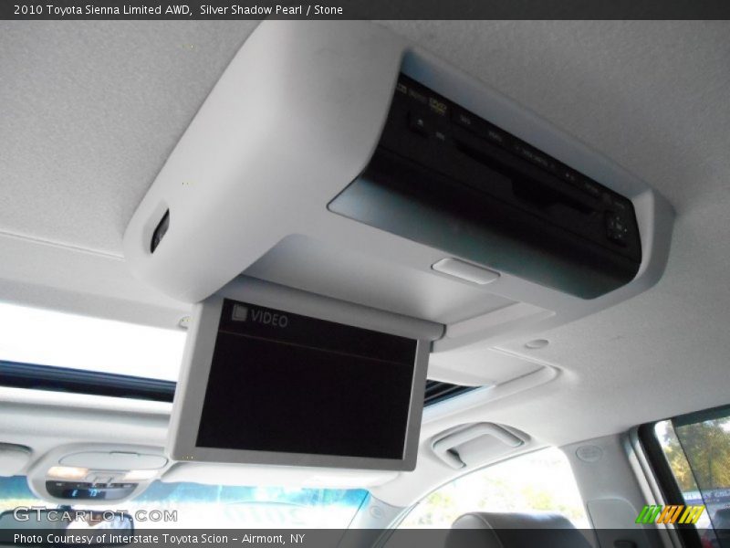 Silver Shadow Pearl / Stone 2010 Toyota Sienna Limited AWD