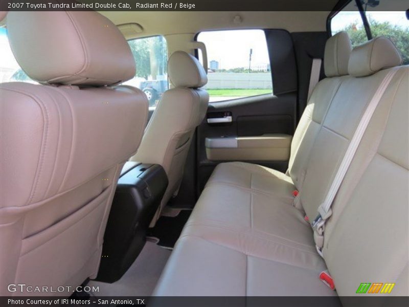 Radiant Red / Beige 2007 Toyota Tundra Limited Double Cab