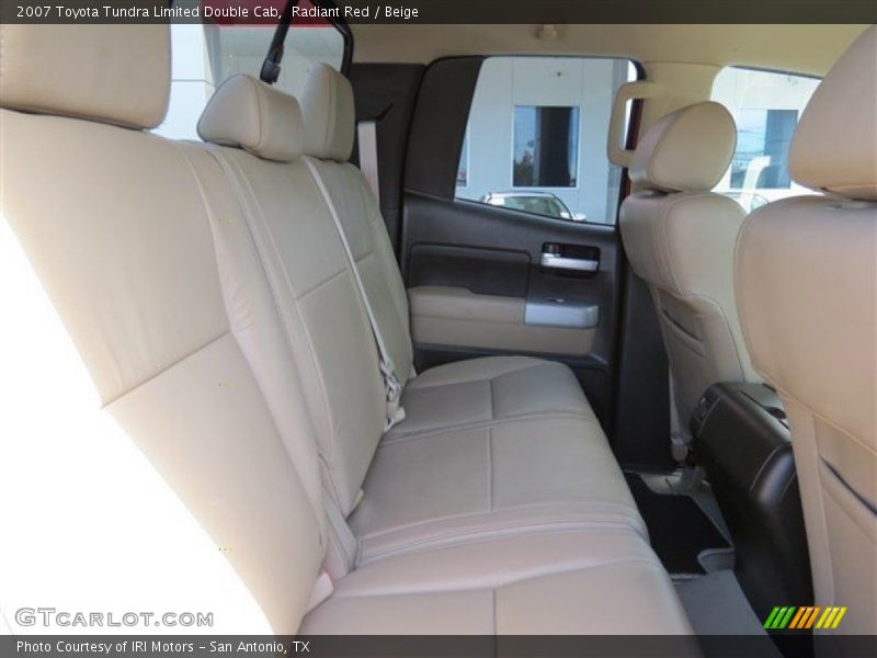 Radiant Red / Beige 2007 Toyota Tundra Limited Double Cab