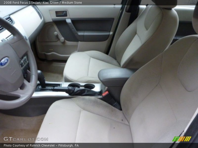 Kiwi Green / Medium Stone 2008 Ford Focus S Sedan