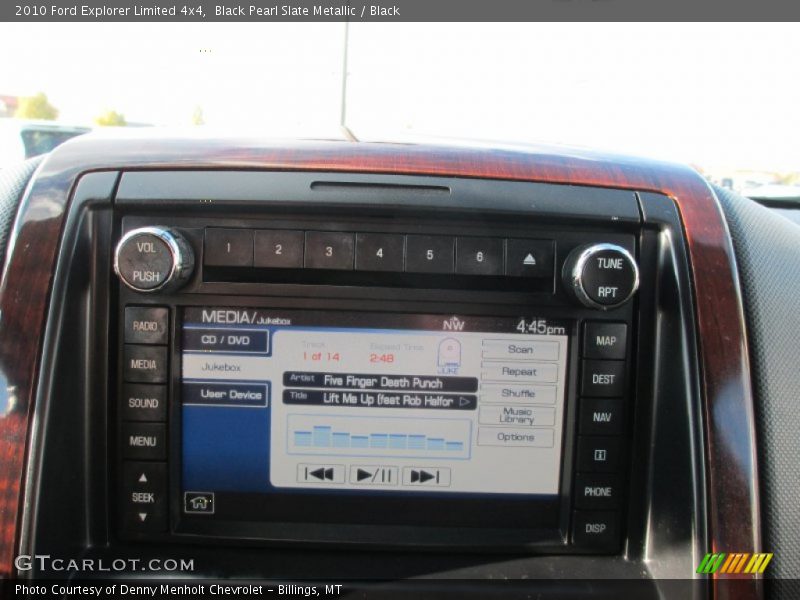 Black Pearl Slate Metallic / Black 2010 Ford Explorer Limited 4x4