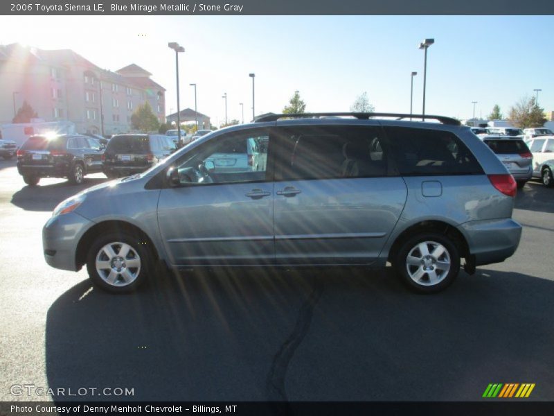 Blue Mirage Metallic / Stone Gray 2006 Toyota Sienna LE