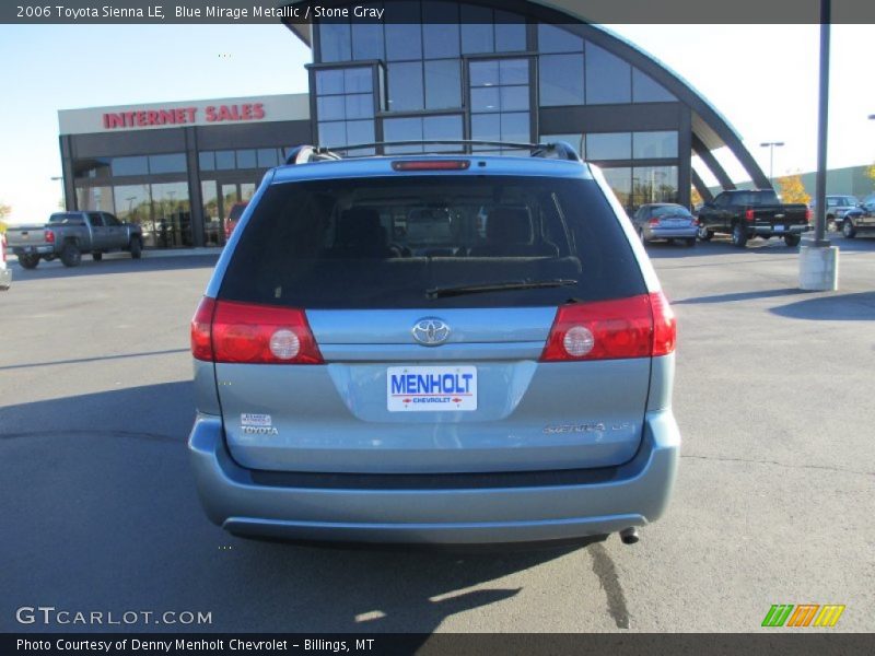 Blue Mirage Metallic / Stone Gray 2006 Toyota Sienna LE