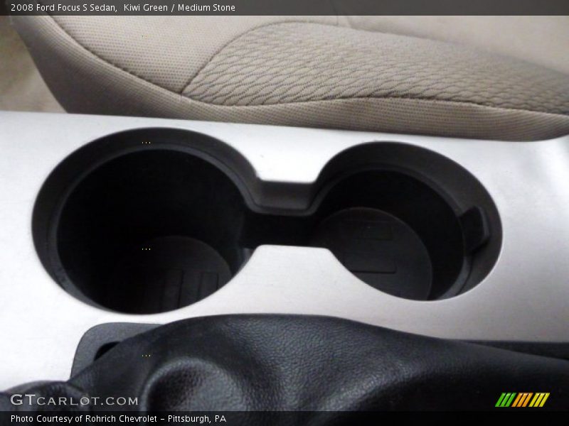 Kiwi Green / Medium Stone 2008 Ford Focus S Sedan