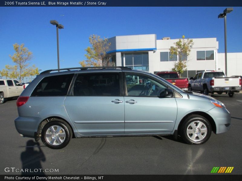 Blue Mirage Metallic / Stone Gray 2006 Toyota Sienna LE
