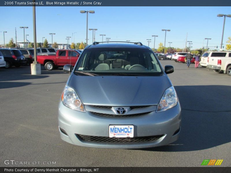 Blue Mirage Metallic / Stone Gray 2006 Toyota Sienna LE
