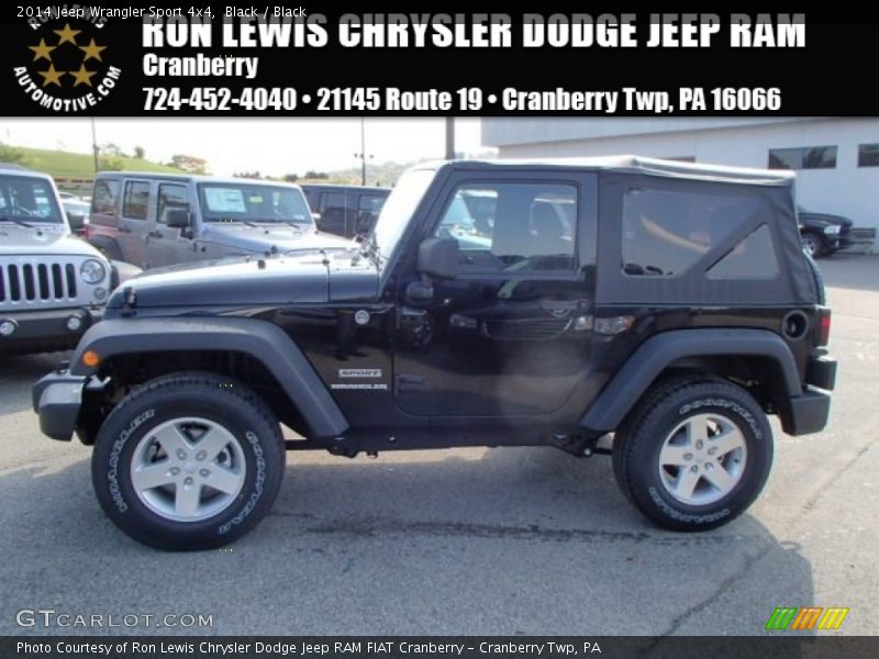 Black / Black 2014 Jeep Wrangler Sport 4x4