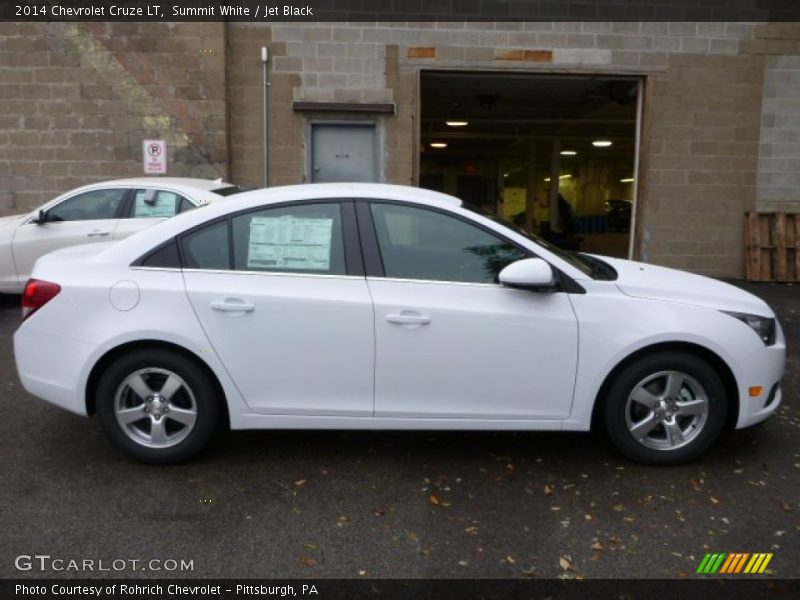 Summit White / Jet Black 2014 Chevrolet Cruze LT