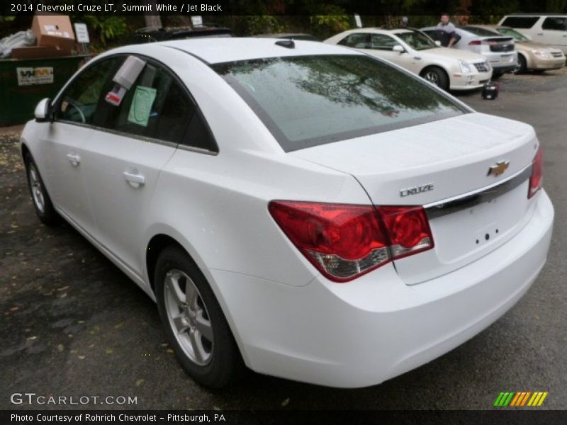 Summit White / Jet Black 2014 Chevrolet Cruze LT