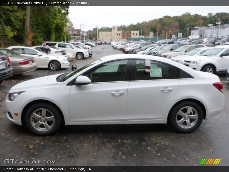 Summit White / Jet Black 2014 Chevrolet Cruze LT