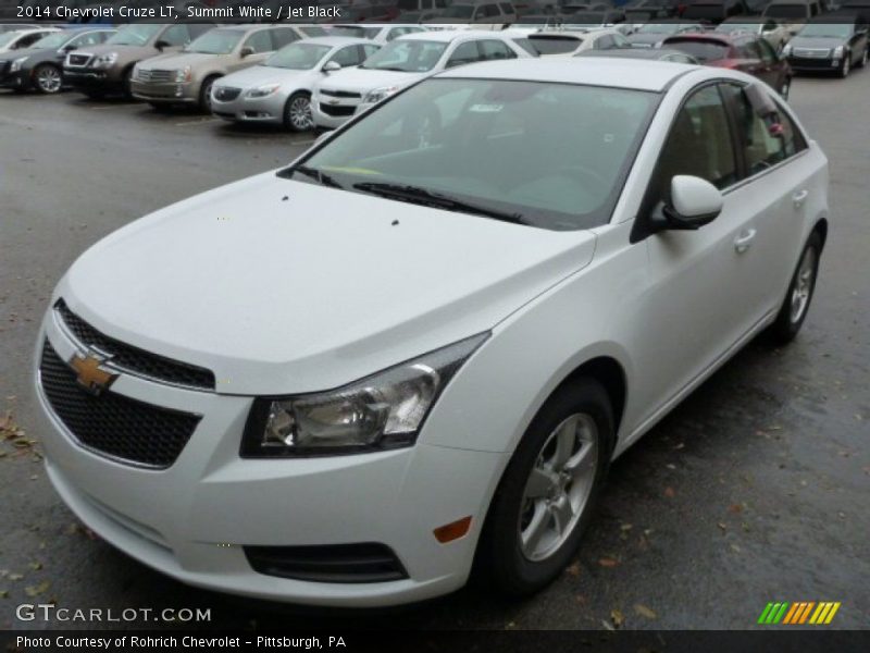 Summit White / Jet Black 2014 Chevrolet Cruze LT